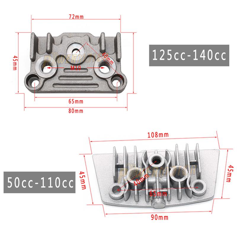 Oil Cooling Motocross Cooler Radiator Oil Cooler Set Monkey Bike For 50 70 90 110 125 140cc Dirt Bike DAX Pocket Bike ATV Motor