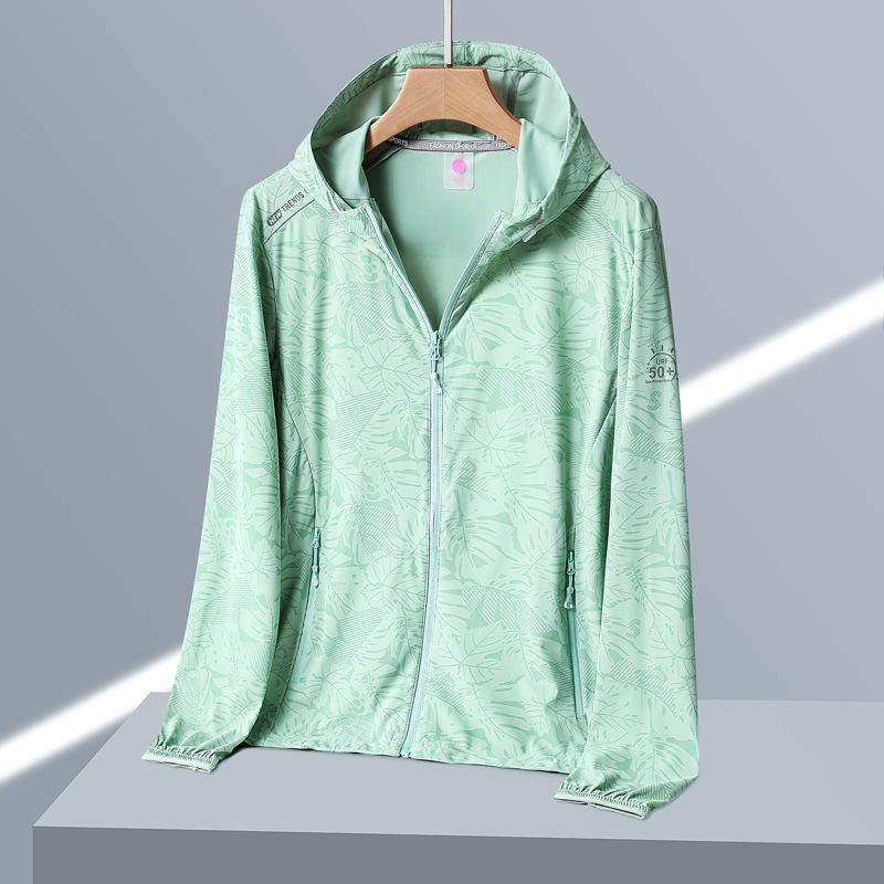 UPF50+ Men's & Women's Hooded Camouflage Sun Protection Jacket - Anti-UV Ice Silk for Summer