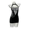 Pure Desire Lace See-Through Halterneck Sensual Lingerie Bodysuit Set for Role Play