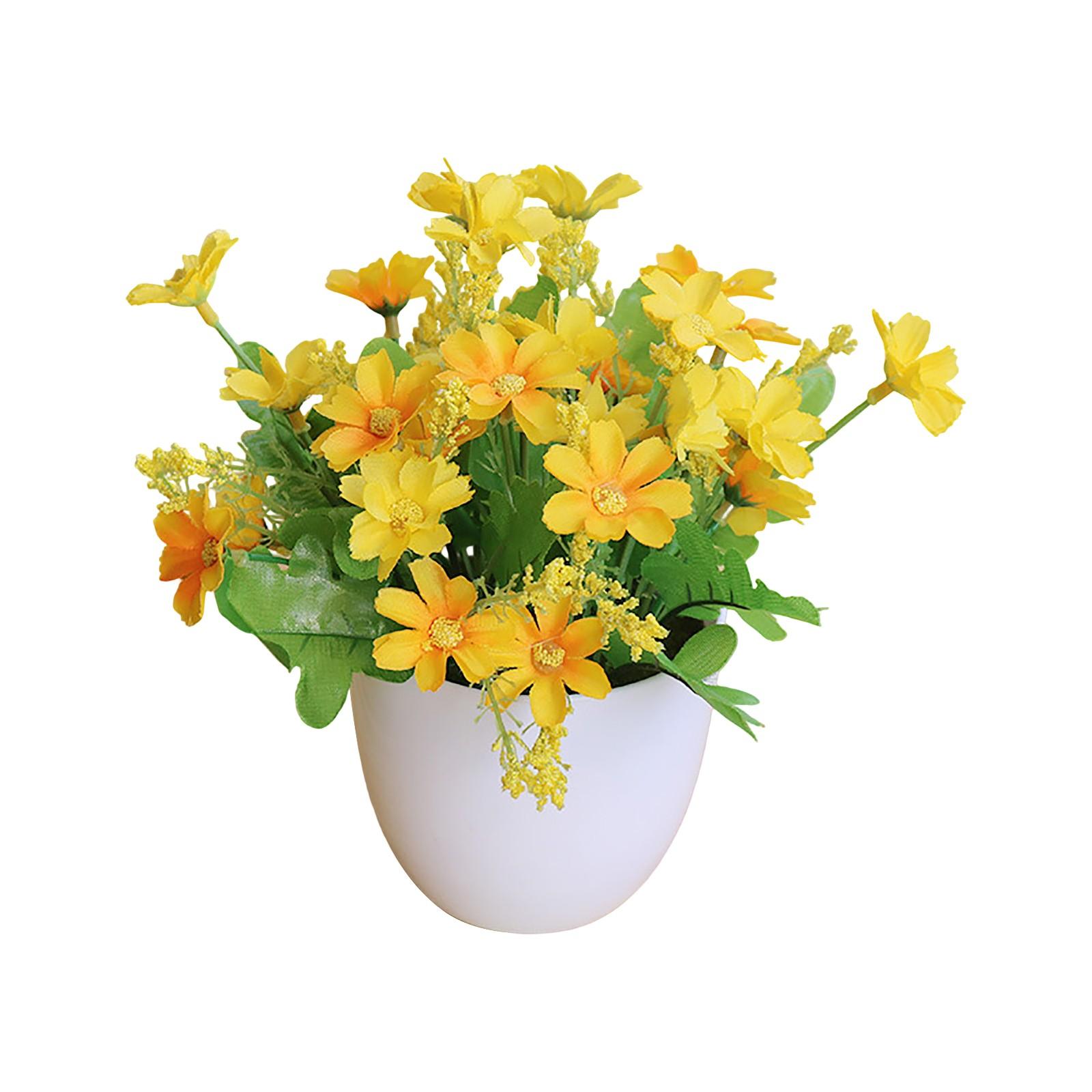 

Имитация зеленого растения, украшения в горшках, комбинированные растения, украшения для рабочего стола в помещении, имитация искусственного цветка, растения бонсай One Size жёлтый