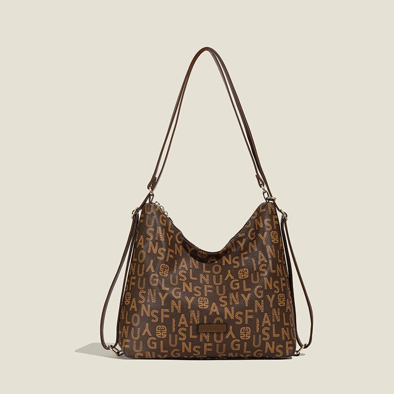 Women's bag Premium multi-functional tote bag Large capacity fashion printed shoulder messenger bag Commuter backpack