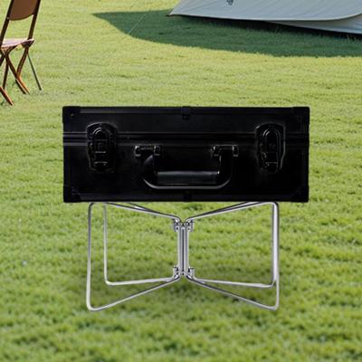 Foldable Cooler Stand Camping Furniture Portable Lightweight Fridge Ice Box Holder for Household