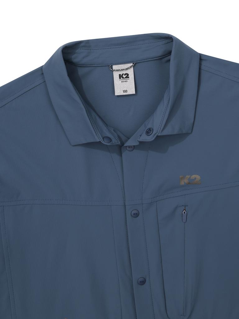 K2 Ktr Airdive Short Sleeve Shirt_Dusk Blue