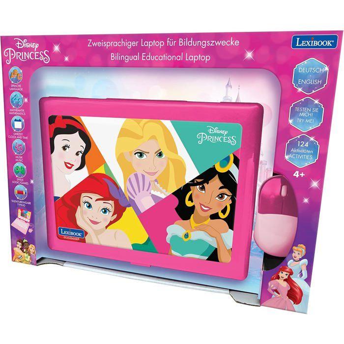 Ordinateur Portable Éducatif - LEXIBOOK - JC598DPi3 - Bilingue Allemand/Anglais - Rose - 124 Activités