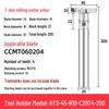CNC T-Slot Milling Cutter with HTS Three-Sided Blade, Shank Thickness: 6, 8, 10, 12 Mm
