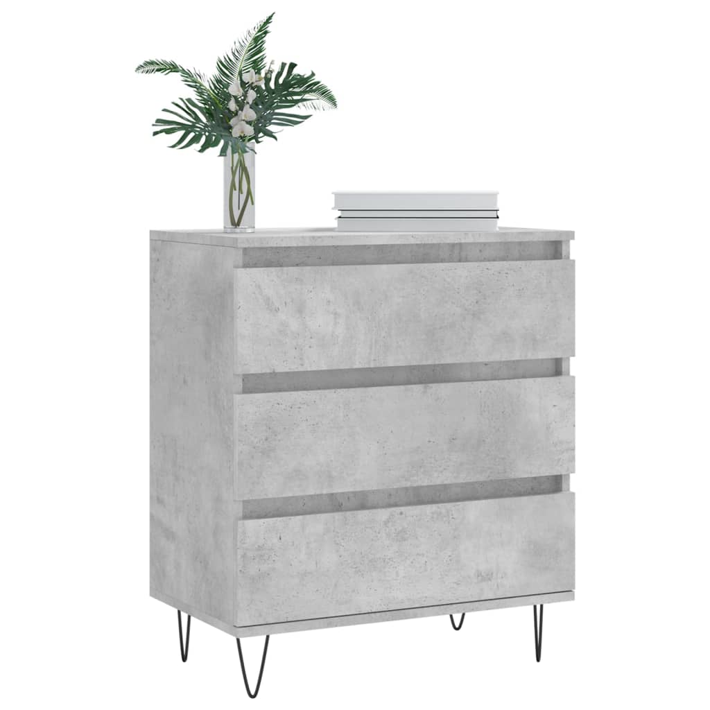 Sideboard Concrete Grey 60x35x70 cm Particleboard