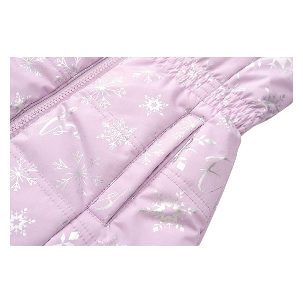 frozen Girls Elsa Snowflake Hooded Parka