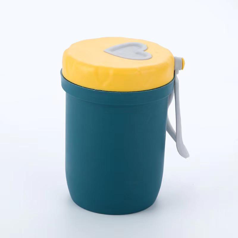 Wheat Straw Insulated Microwave-Safe Bento Lunch Box for Office & Students