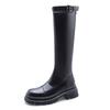 But knee boots women's 2025 autumn and winter new versatile small thin flat boots tall knight boots
