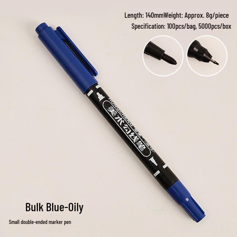 Creative Double-Ended Oil-Based Quick-Drying Art Marker Pen Set