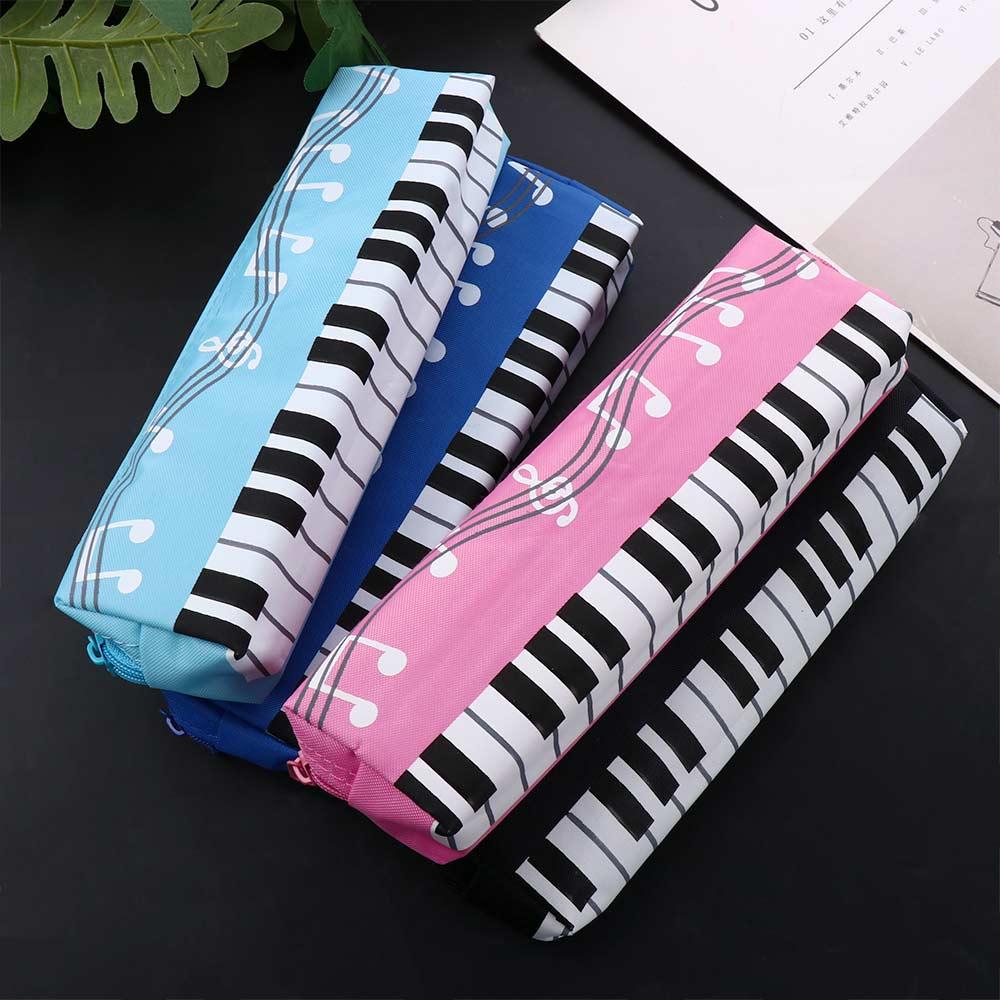 Layer Musical Note Piano Pouch Piano Note Pencil Bag Student Pencil Case Musical Pencil Cases