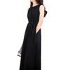 Elegant 2026 French Summer Pleated Tank Dress for Women - Casual, High-End Long Vacation Wear