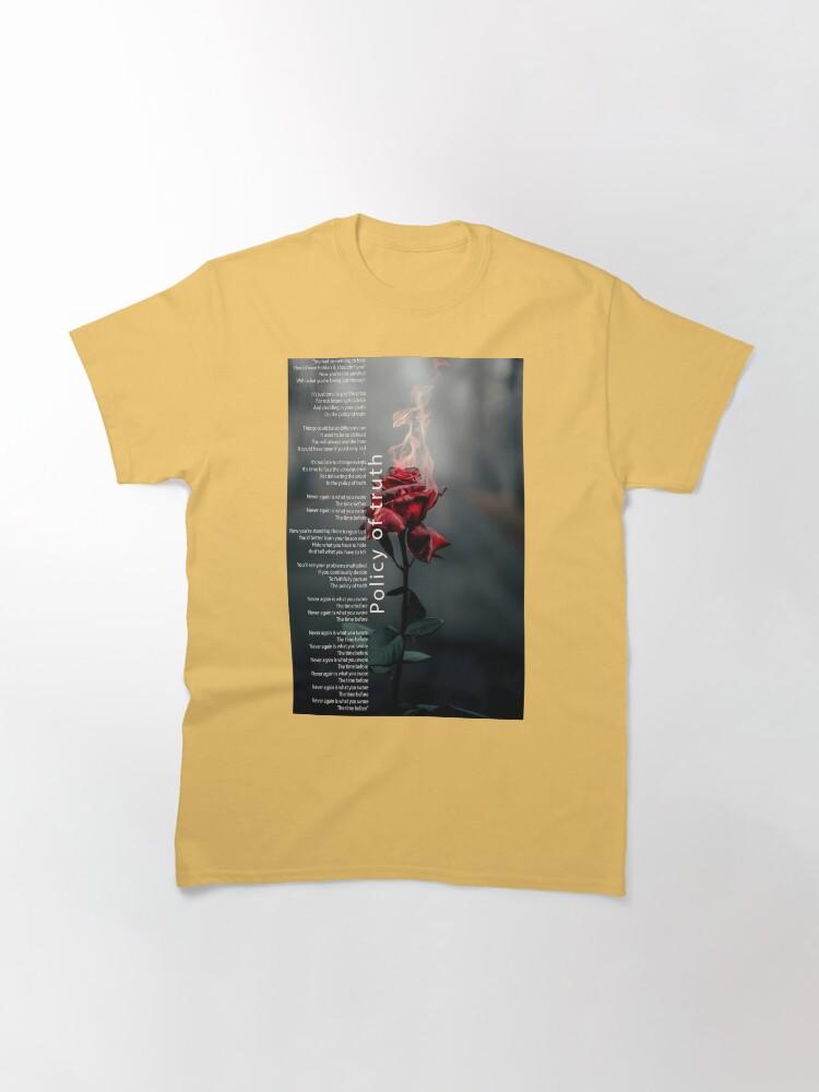 Policy of truth Depeche Mode album Violator Red rose Classic T-Shirt