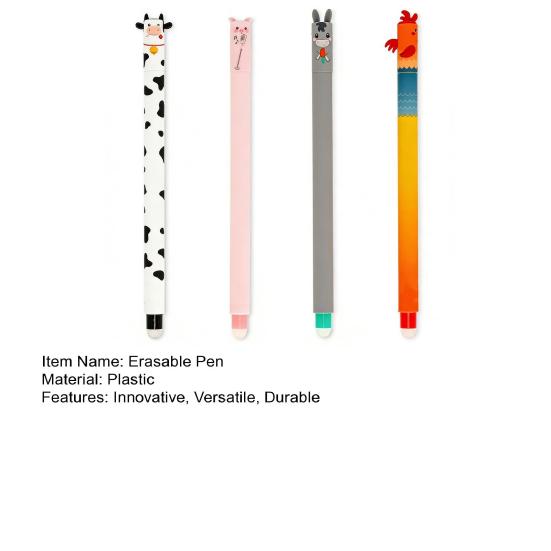 Süße Radierbare Stifte Lustige Bunte Gelstifte zum Schreiben Zeichnen & Listen Glatt Schreibender Stift für Schule Büro Feiertagskarten
