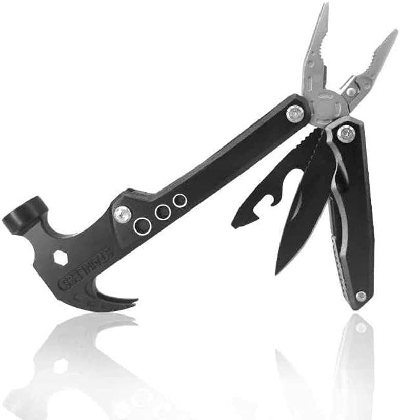 MIFO Multi-function Multi-Tool Car Emergency Escape Hammer, Pliers, Screwdriver, Wire Cutter, Etc. Foldable, Portable, Compact Size, All-Purpose