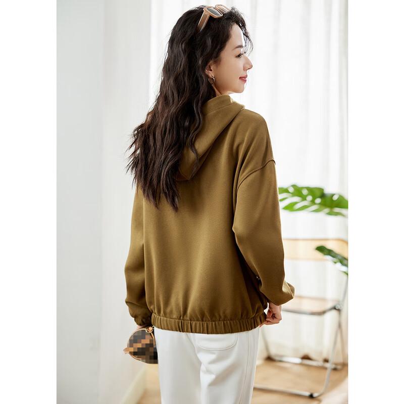 Firstview Women's Fashion Casual Long Sleeve Hooded Sweatshirt F21C11442