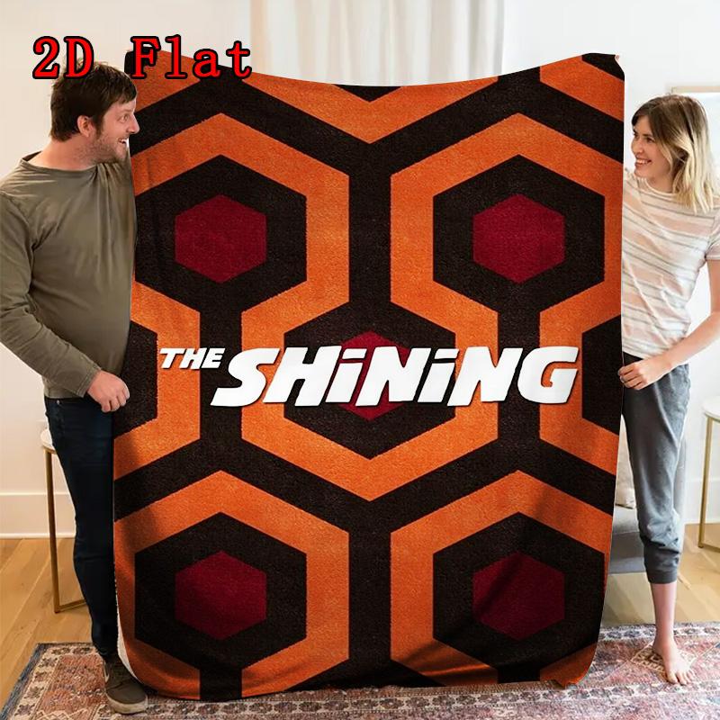 The Shining 2D Flat Pattern Flannel Blanket High Quality All Seasons Warmth and Comfort Perfect for Christmas Gifts.MMT0918475