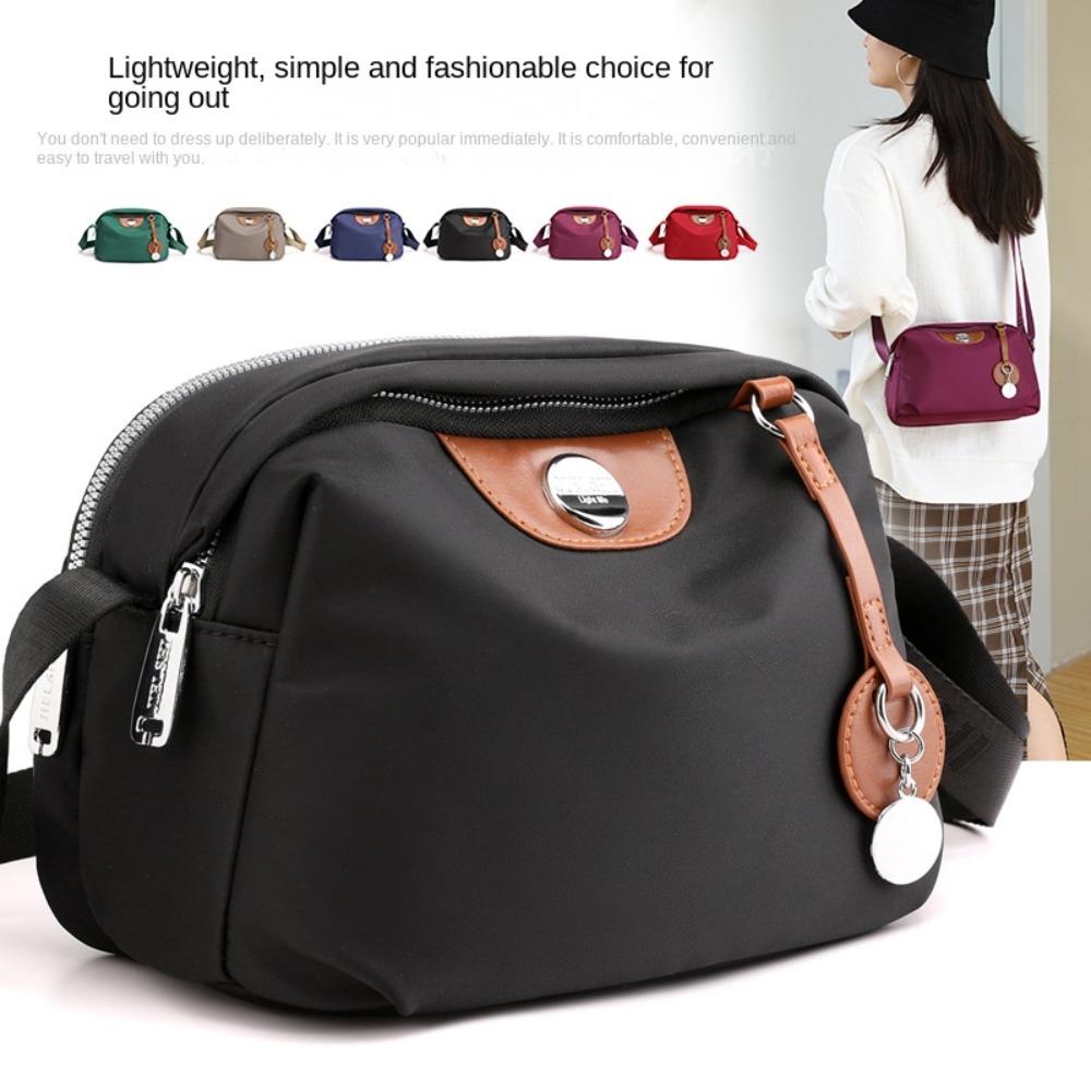 Casual Waterproof Crossbody Bag Nylon Large Capacity Pillow Bags Handbags Purse