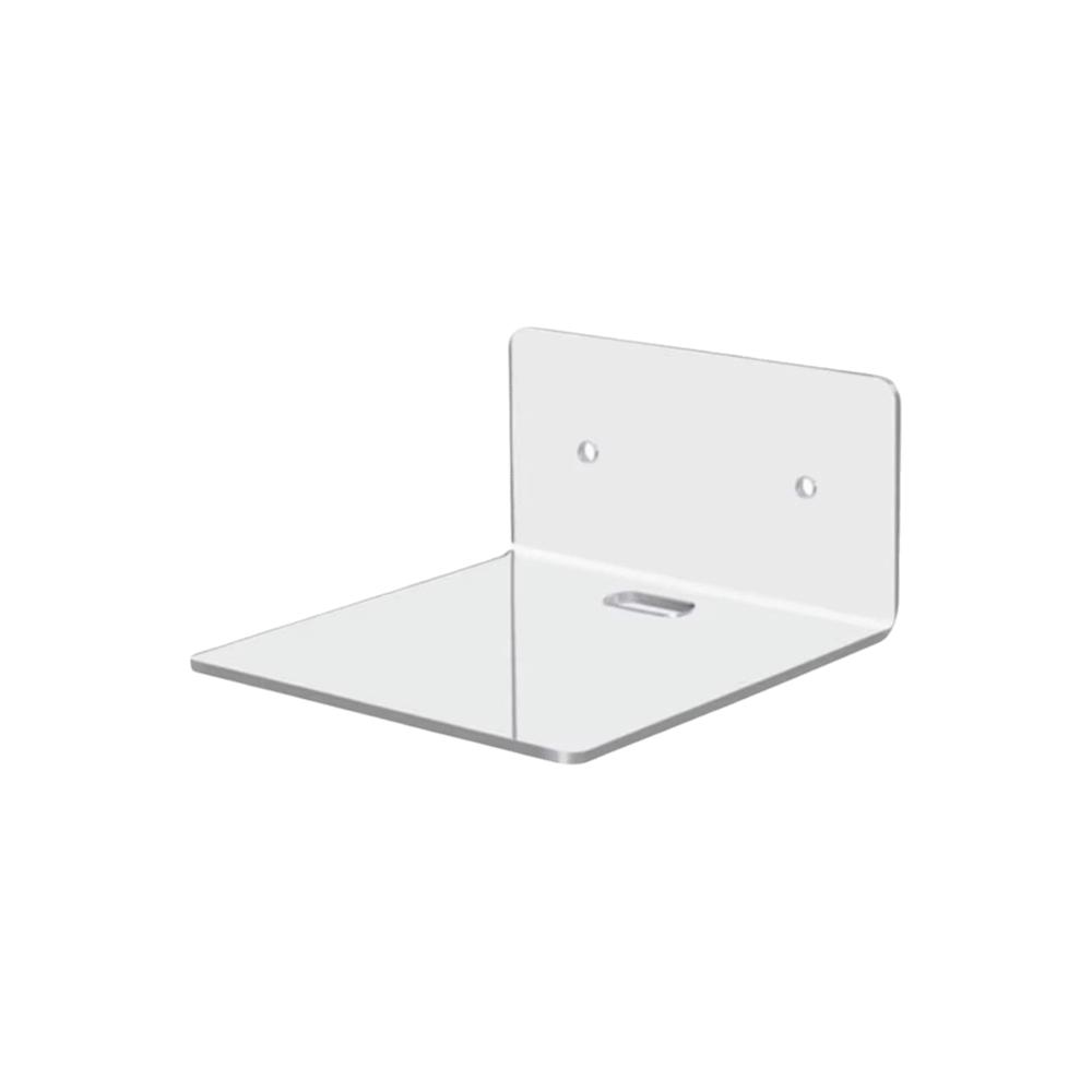 Minimalist Wall Hanging Shelves Transparent Design Floating Shelves Acrylic Shelves Bedroom Use