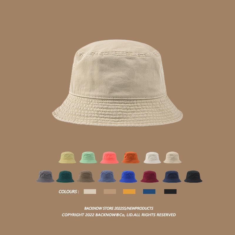 Classic Cotton Sun Protection Fisherman Hat For Men Women With Short Brim For Summer Sunshade