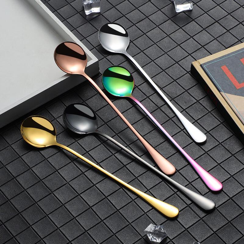 Stainless Steel Long-Handled Stirring Spoon