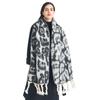 Europe, America, autumn and winter new imitation mohair circle sand jacquard leopard print knotted tassel scarf women's thickened shawl factory
