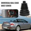 2pcs Universal Car Constant-velocity Dust Cover Car Engines CV Protect Cover Car Ball Cage Dust Cover Black Auto Accessories
