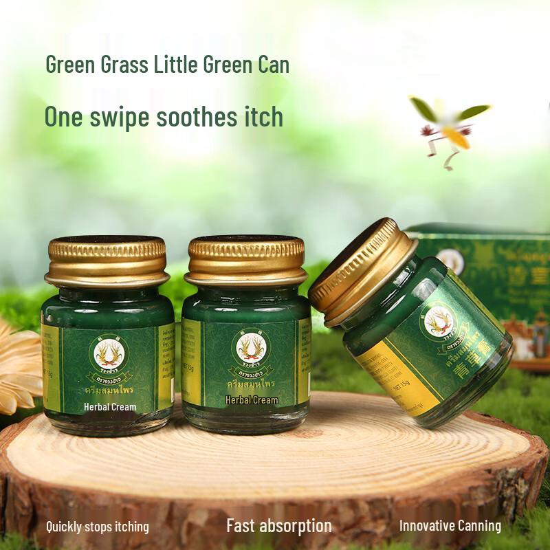 Рисовый Шип Зеленый Травяной Бальзам (3-Pack)