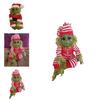 30cm Striped Green Elf Plush Toy For Christmas Gift