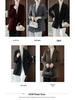 2025 Autumn/Winter Women's Double-Faced Wool Coat - Short, Loose, Petite Slimming Suit