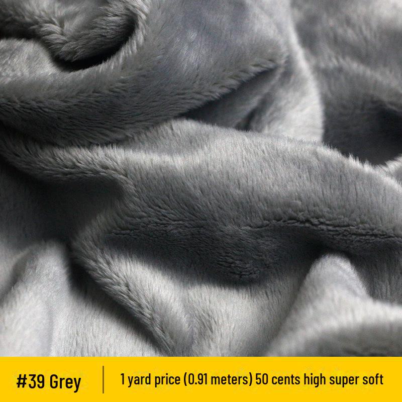 5mm Ultra-Soft Crystal Plush Fabric for Doll Pillows