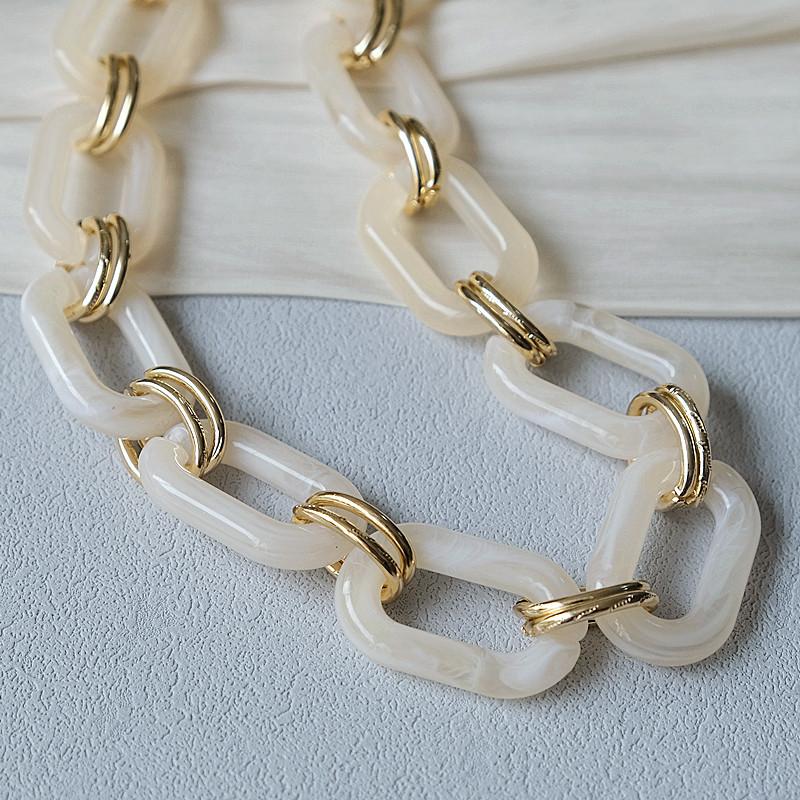 New Phone Chain Accessory Detachable Parts Amber Crossbody Resin Cute Strap Phone Case Chains Acrylic Shoulder Lanyard Hanging Chain