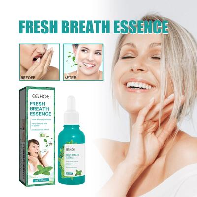 Minz-Mundpflege-Essenz reinigt Mundaufsätze sanft und schafft sanft eine frische Mundatmosphäre. Tägliche Wartungslösung 30ml