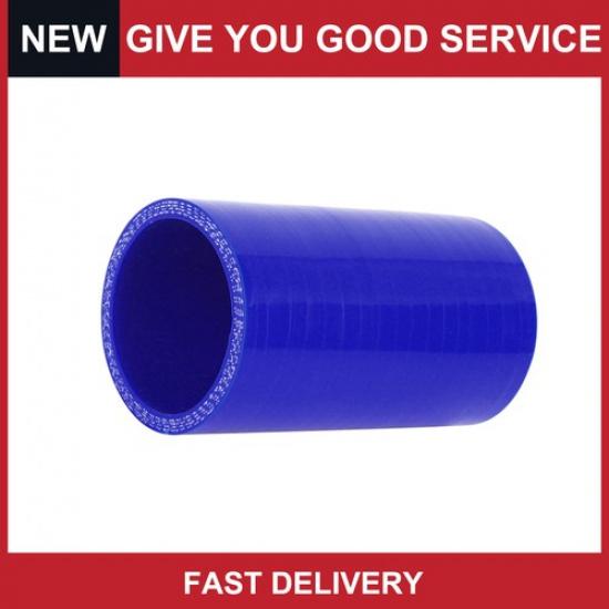 Universal 50mm ID Straight Silicone Hose Coupler Intercooler Tube Blue Pack of 1