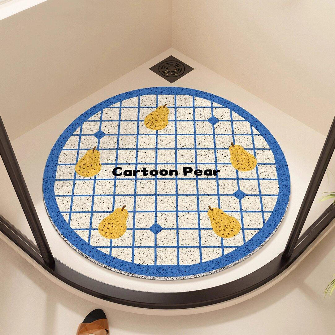 Bath Mat Non Slip Shower Mat for Bathroom Hollow Drainage Floor Mat for Shower Thickened Anti Slip Bathroom Carpet 30*30cm