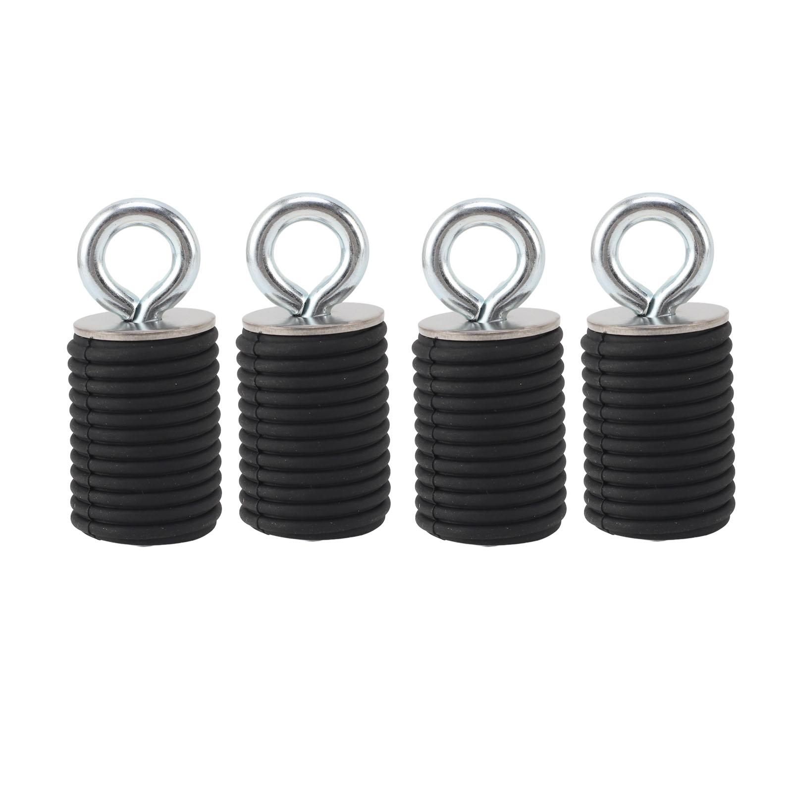 

4PCS ATV Lock Ride Tie Down Anchors 1.45in Rubber Stainless Steel UTV Anchor Replacement for