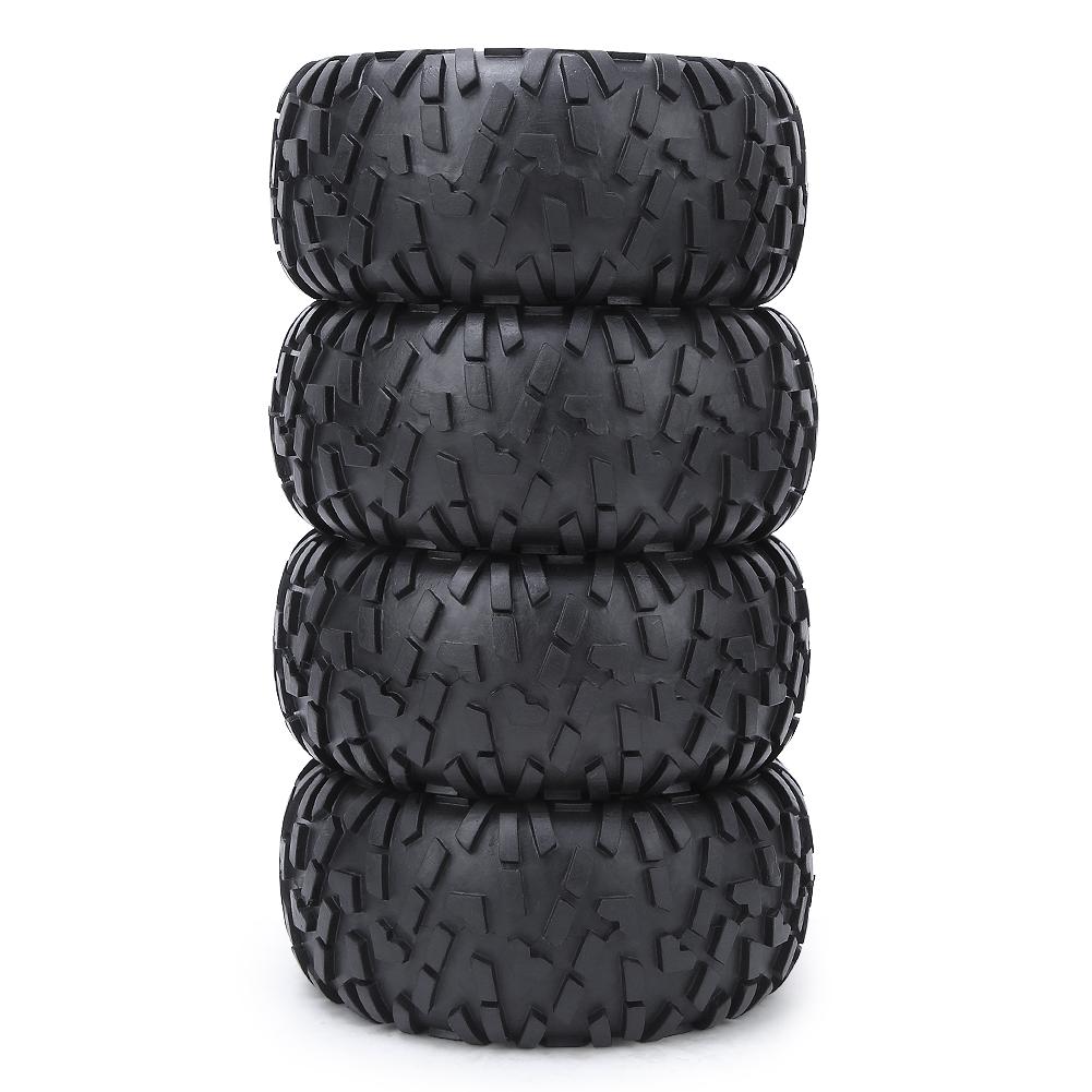 Uniwersalne 2,2-calowe nadmuchiwane opony ulepszone części zamienne do modelu samochodu RC 1 10 czarne