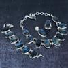 Natural Labradorite Gemstone Handmade 925 Sterling Silver Jewelry Set Z8v01
