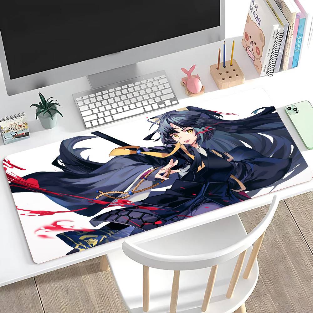 Saga Animated Game A-Arknights Mousepad Mouse Mat Desk Mat With Pad Gaming Accessories Prime Gaming XXL Keyboard Pad Padding M