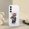 Teddy Bear Phone Case For Samsung Galaxy A52 A12 A51 S21 Edge S22ULTRA S23 S24 S20LITE Plus Ultra Transparent Cover