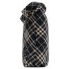 Burberry Logo Patch Zipper Closure Plaid Design Tote Bag Men Tote Bags Black White 80977201