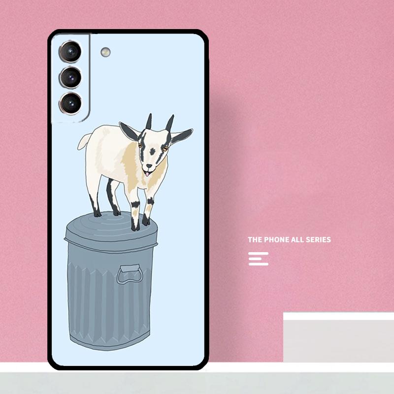 Cute Baby Pygmy Goat Phone Case For Samsung Galaxy S25 Ultra S20 S21 S22 S23 S24 S9 S10 Plus S25 FE Cover Coque