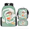 Elementary and Secondary School Students Spirited Away School Bag Hayao Miyazaki Children's Fashion Backpack Waterproof Large Capacity Backpack