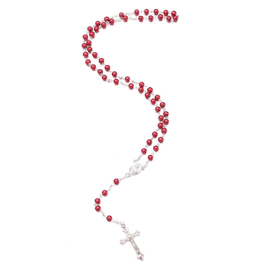 6mm Rosary Beads Rosary Beads Necklace Simple Style Women Necklace for Women