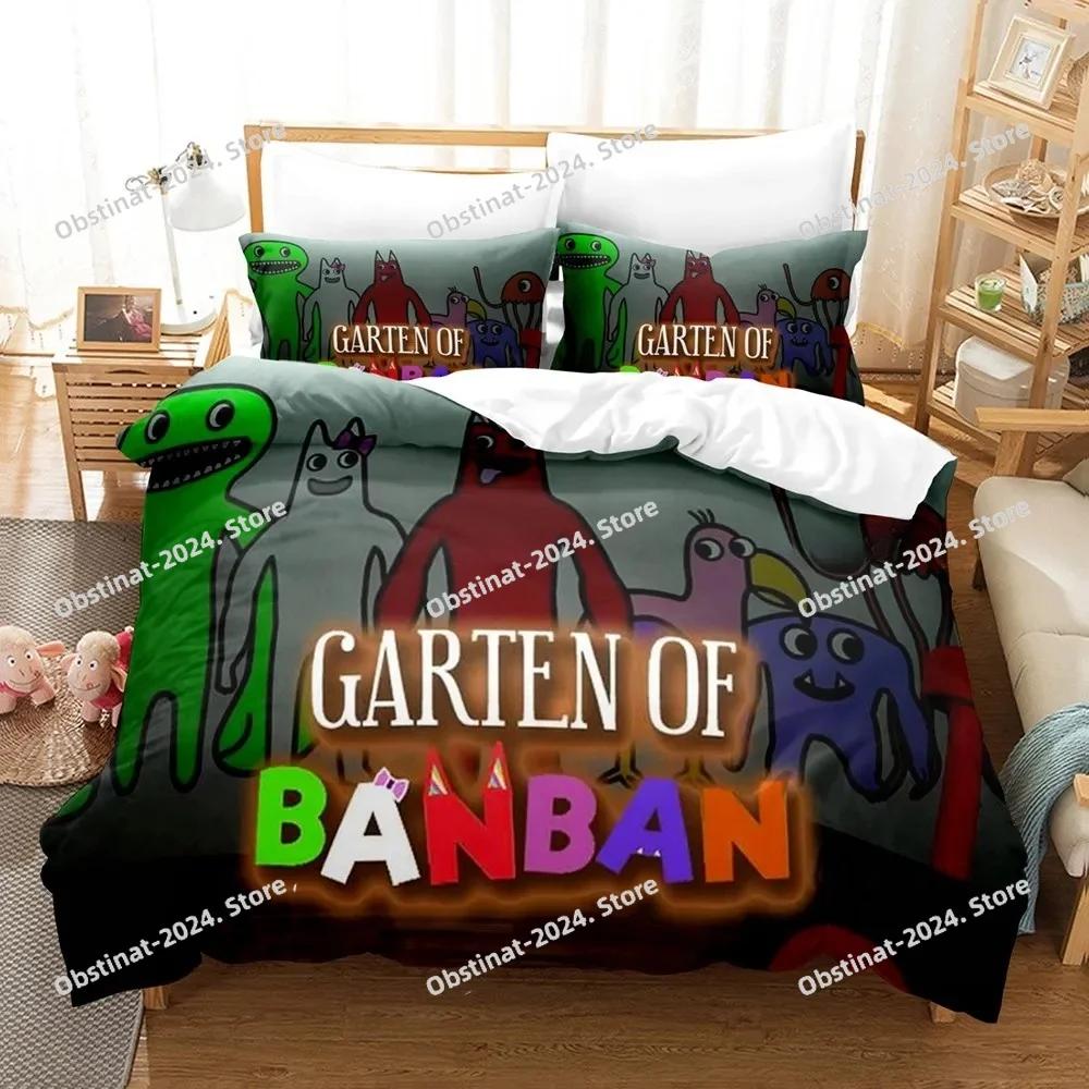 Garten Of Banban Beding Set Printed Bed Linen Set With Pilowcase Bed Soft Duvet Cover Soft Single Double Quen Super King-Sized Dimensionsd Dimensions