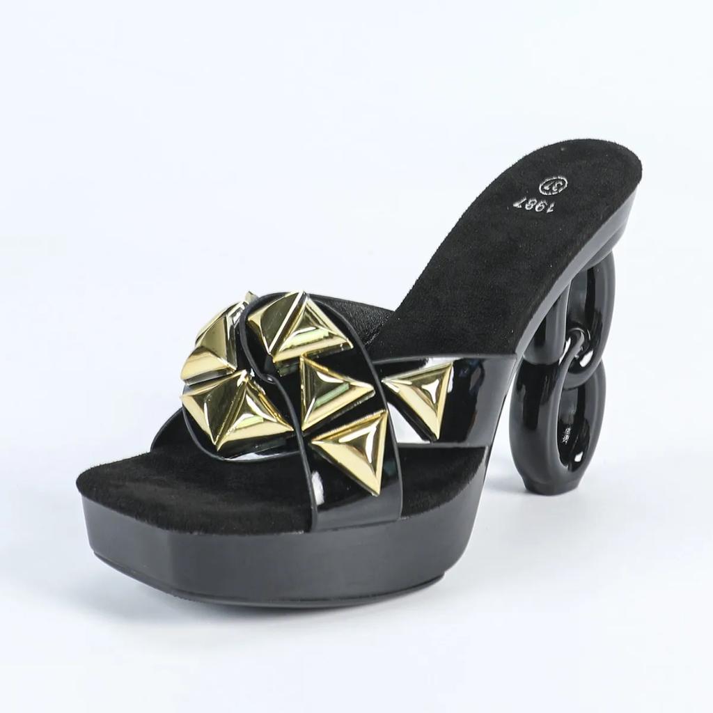 Sexy 12CM Crystal Square Toe Transparent High Heel Sandals Night Club Party Shoes for Women Car Model Wedding  Evening Fashion