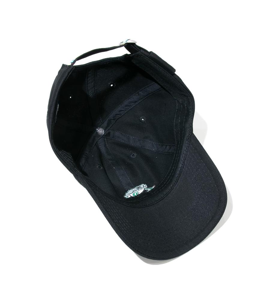 [go slow caravan] 342902 Twill Embroidered BB Cap, Black, Free Size