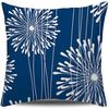 Decorative Throw Pillowcase 40x40cm Blue Modern Simple Square Pillowcase Sofa Farmhouse Living Room Cushion Cover