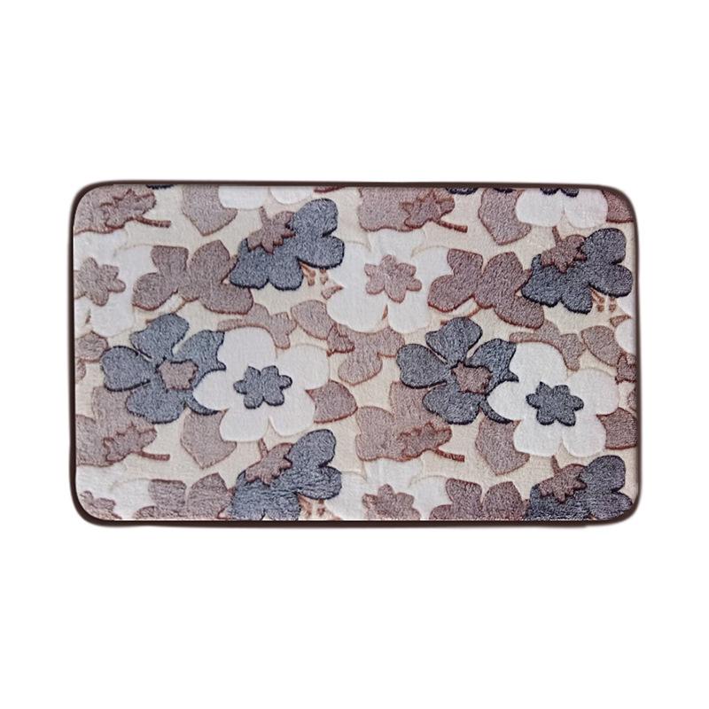 Multi-Purpose Bathroom Floor Mat Door Mat Kitchen Foyer Entrance Absorbent Carpet Toilet Non-Slip Foot Mat Multi-Style