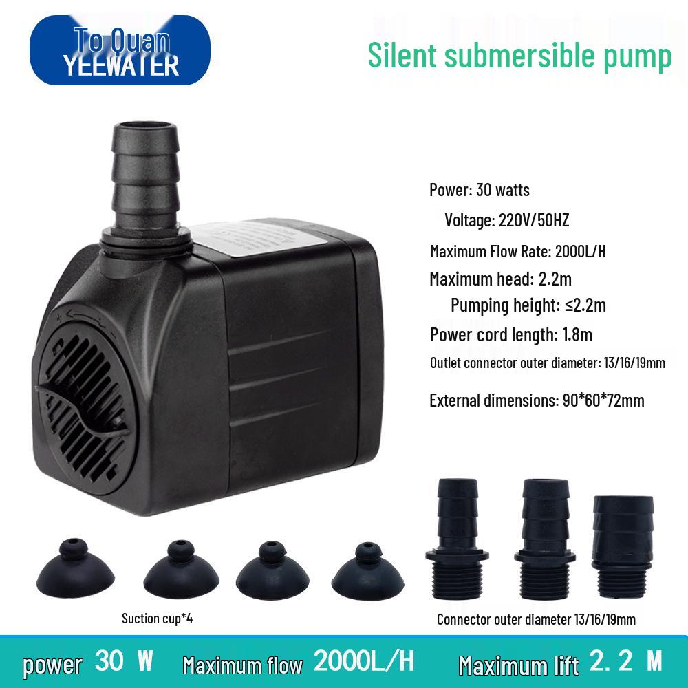 Leise Tauchwasserpumpe für Aquarium & Umbau ländliche Toilette